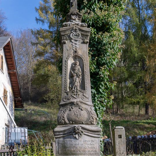 Wayside cross in Horní Teplice