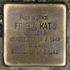 Stolperstein dedicated to Frieda Katz