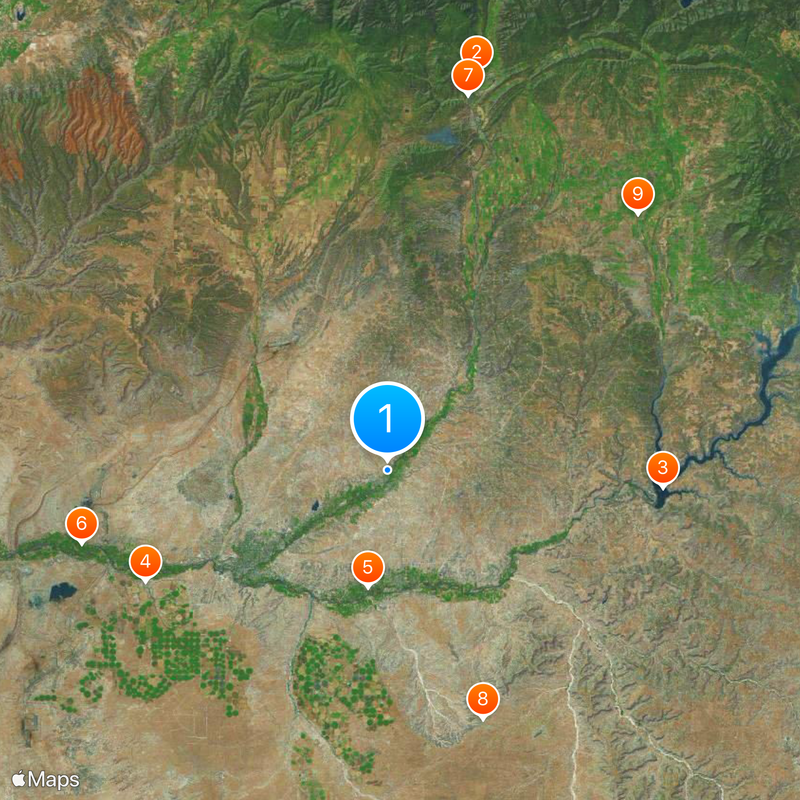 Aztec Ruins National Monument Mapa