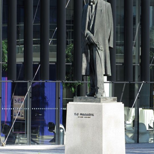 Statue of Tomáš Garrigue Masaryk in Zlín