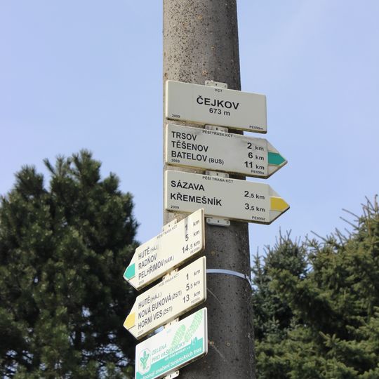 Rozcestník Čejkov