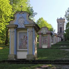 Kapličky křížové cesty v Jiřetíně pod Jedlovou