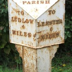 Milepost, Bilbury Cottage , opp. sewage pumping station