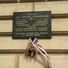 Plaque of Velen Fanderlik