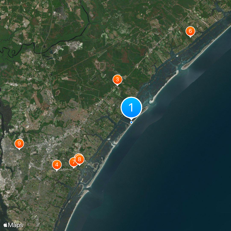 Figure Eight Island Map