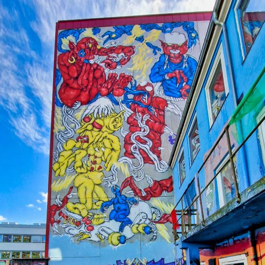 Œuvre d’art, peinture murale