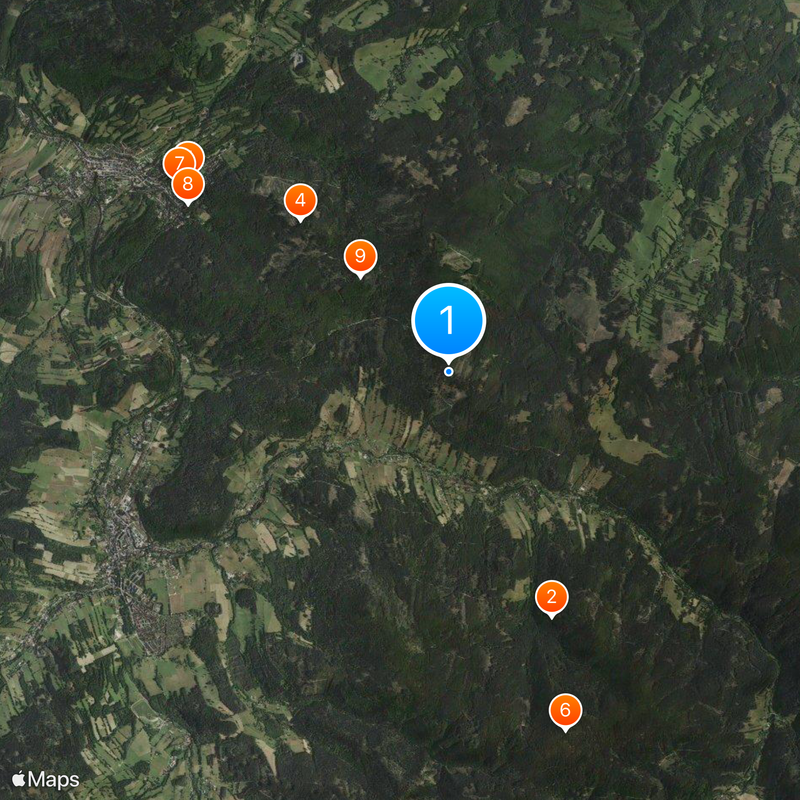 Golden Mountains Map