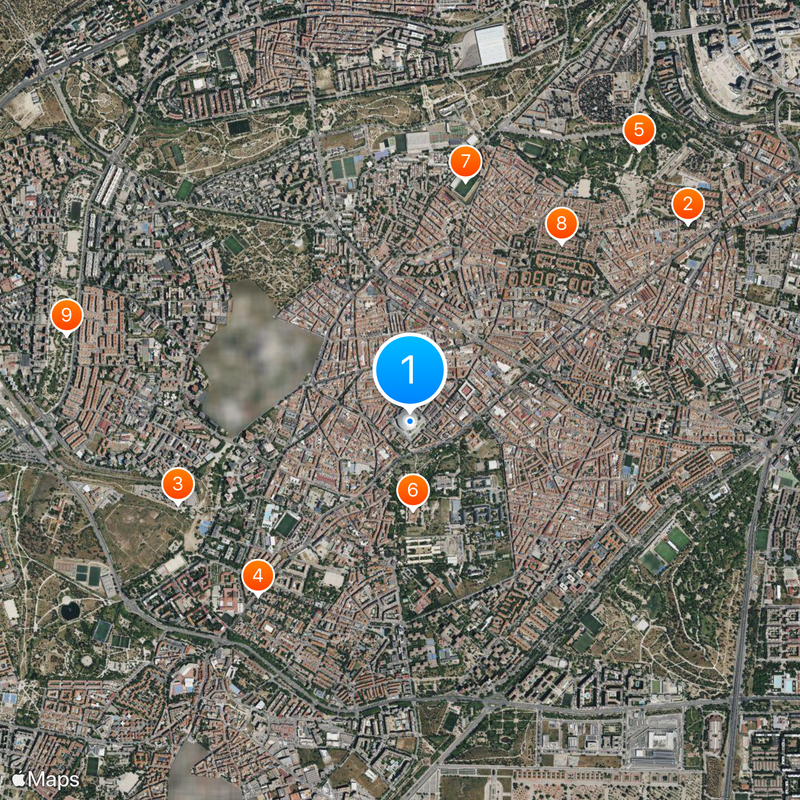 Palacio Vistalegre Map