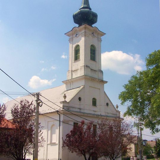 Reformed church in Mány