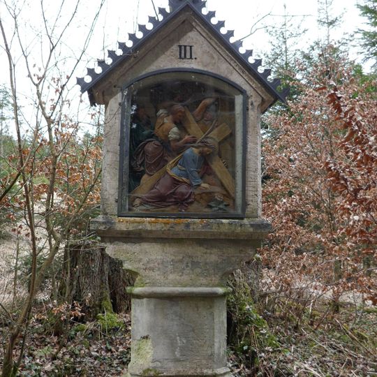 Kreuzwegstation Burg in Wielenbach