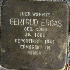 Stolperstein dedicated to Gertrud Ergas