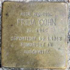 Stolperstein dedicated to Frida Cohn