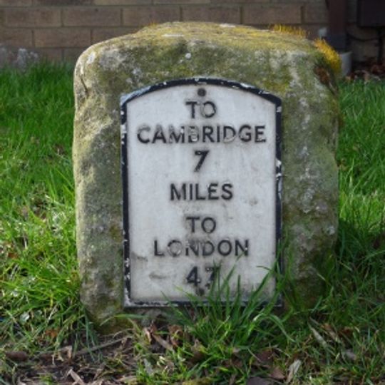 Milestone, High Street, S of Kingfisher Close