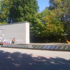 Memorial complex at the mass grave of Soviet soldiers in Kaliningrad