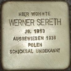 Stolperstein dedicated to Werner Sereth