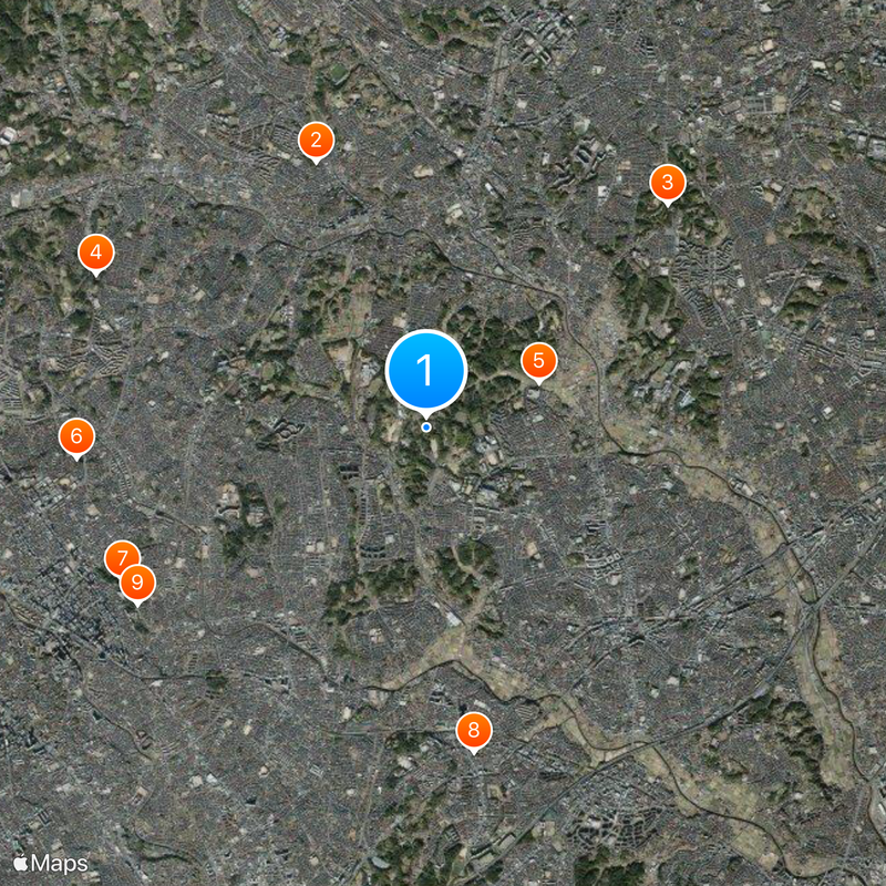 Kodomonokuni Theme Park Mapa