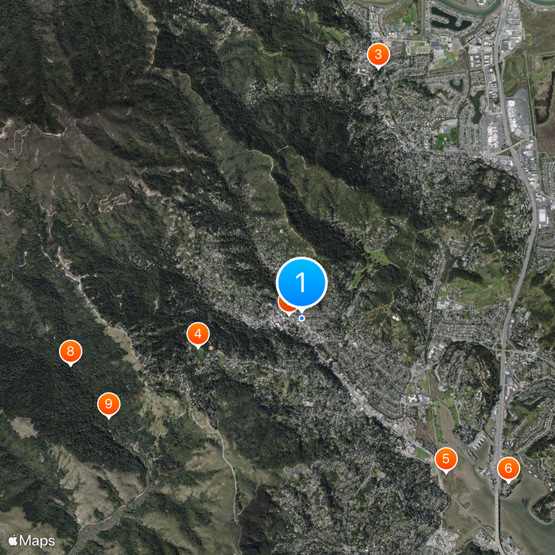 Mill Valley Map
