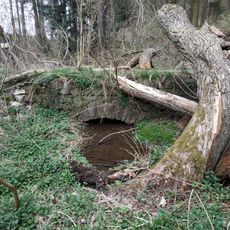 Old stone bridge in Týnec nad Sázavou