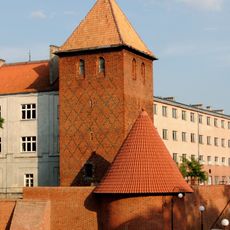 Wieża gotycka w płd-zach. narożniku obwarowań (związana z Liceum Hosianum)