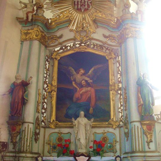 Side altars of Church of the Holy Trinity in Kuldīga