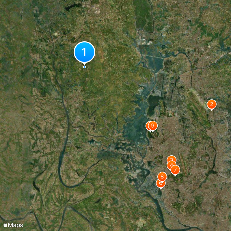 Jahangirnagar University Map