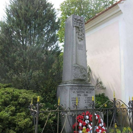 World War I memorial in Koněprusy