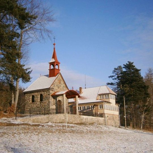 Kaple svatého Martina západně od Olšan