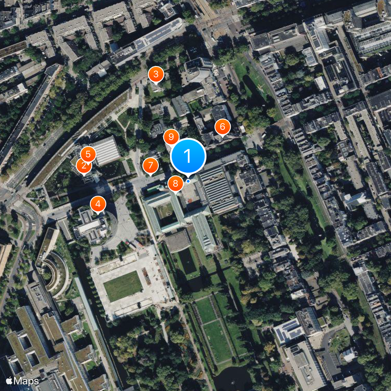 Museum Boijmans Van Beuningen Mapa