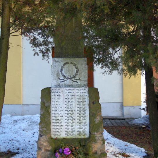 Památník obětem 2. sv. války v Kamenici