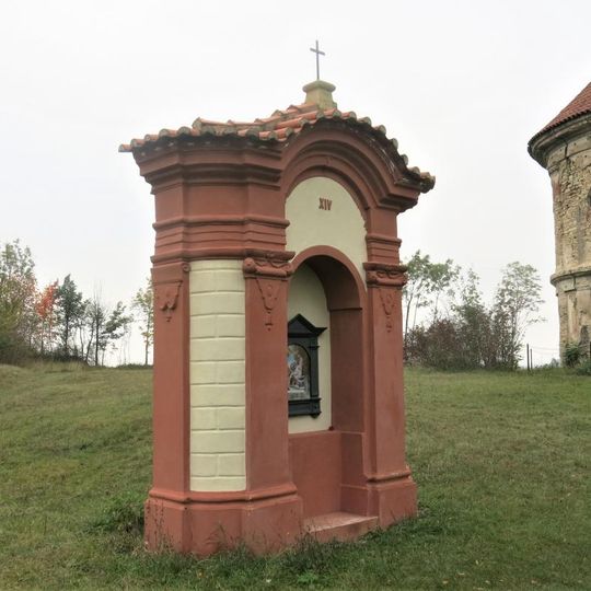 Kaplička XIV. zastavení křížové cesty v Liběchově