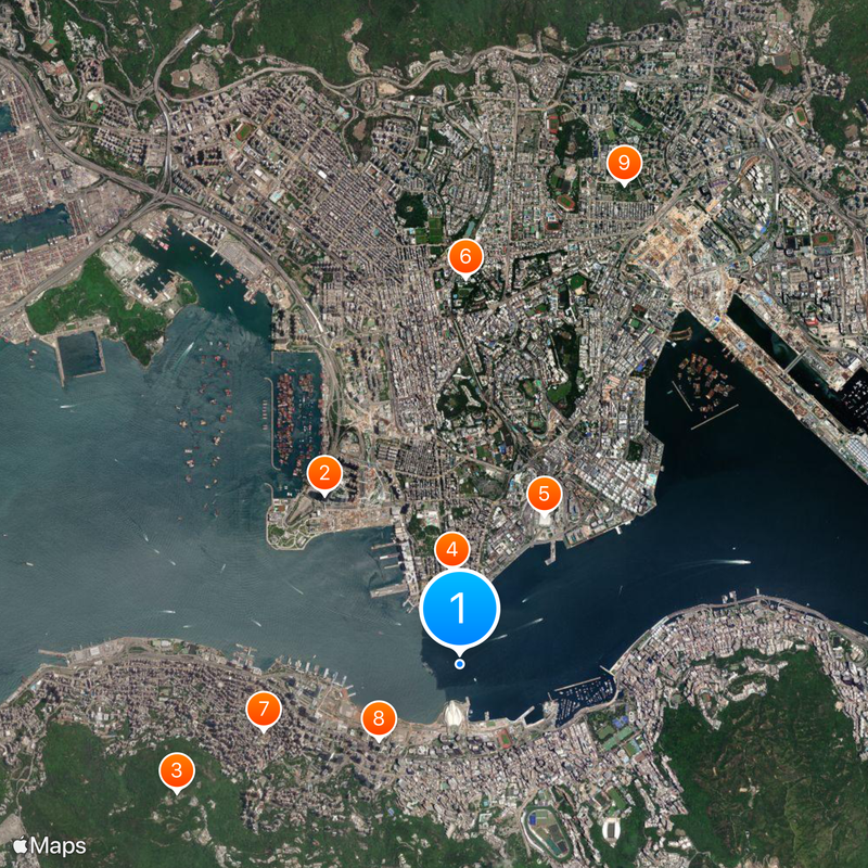 Victoria Harbour Carte