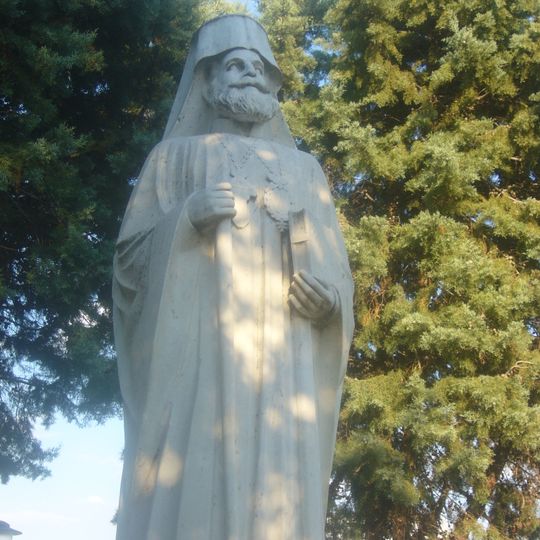 Statue of Germanos Karavangelis, Kastoria