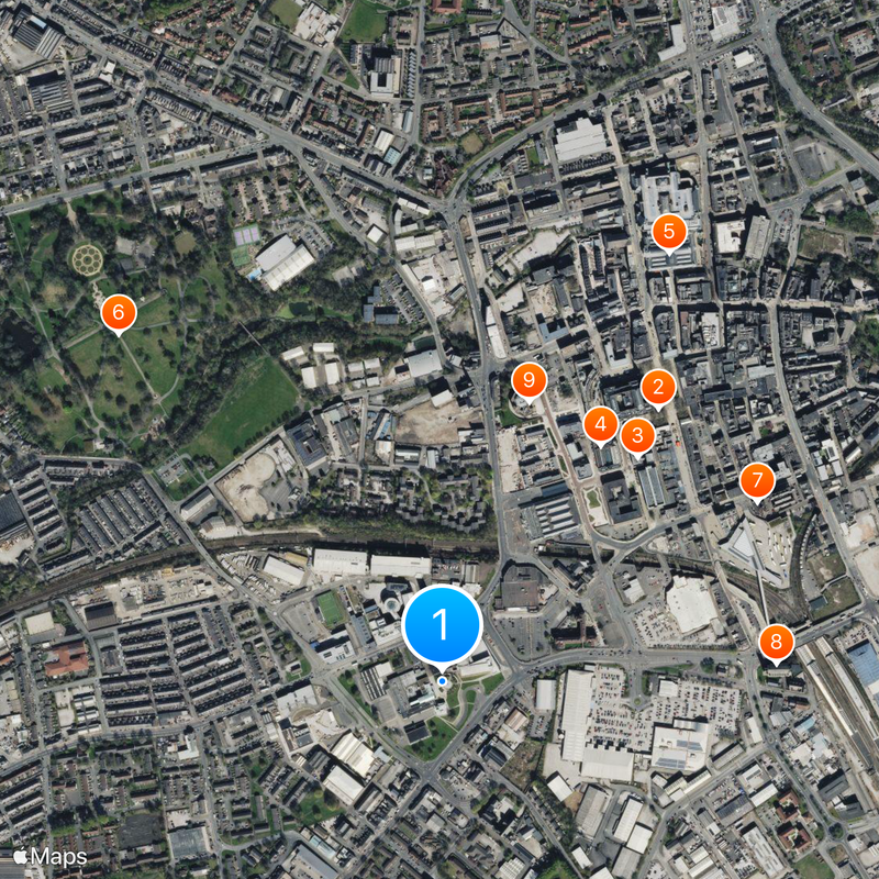 University of Greater Manchester Map