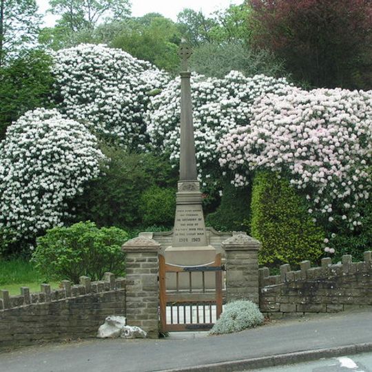 Rainow War Memorial Cross and Seat