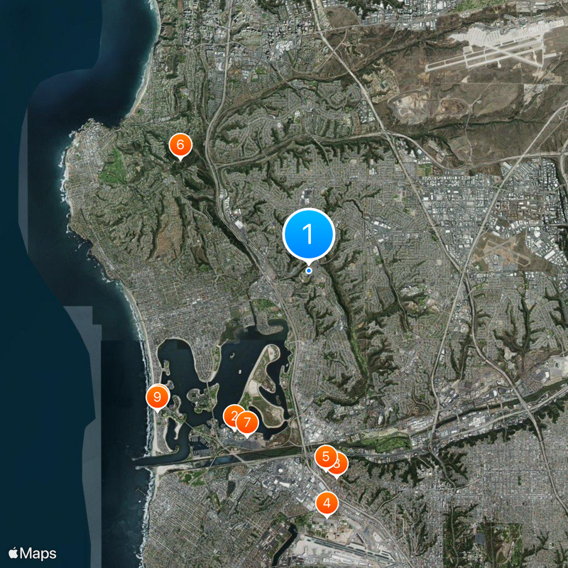 Clairemont High School Map