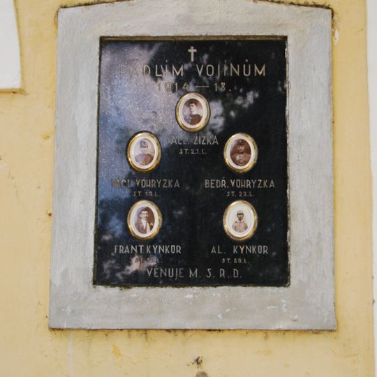 World War I memorial in Bořice