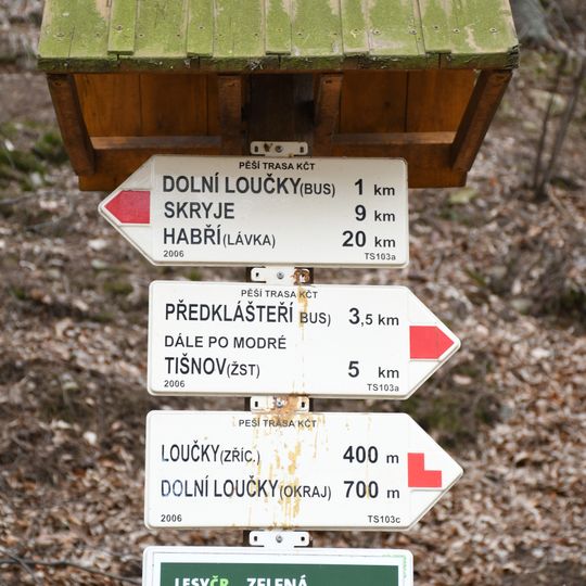 Rozcestník Mezihoří