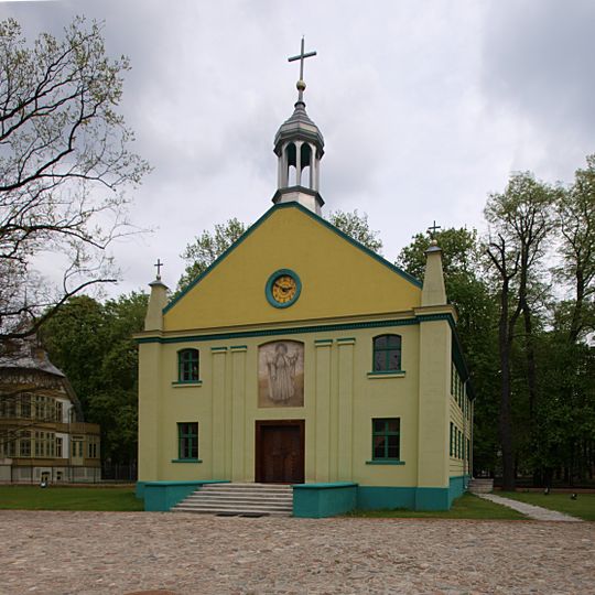 Kościół w skansenie łódzkiej architektury drewnianej