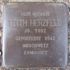 Stolperstein dedicated to Edith Herzfeld