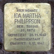 Stolperstein à la mémoire d’Ida Martha Philippson