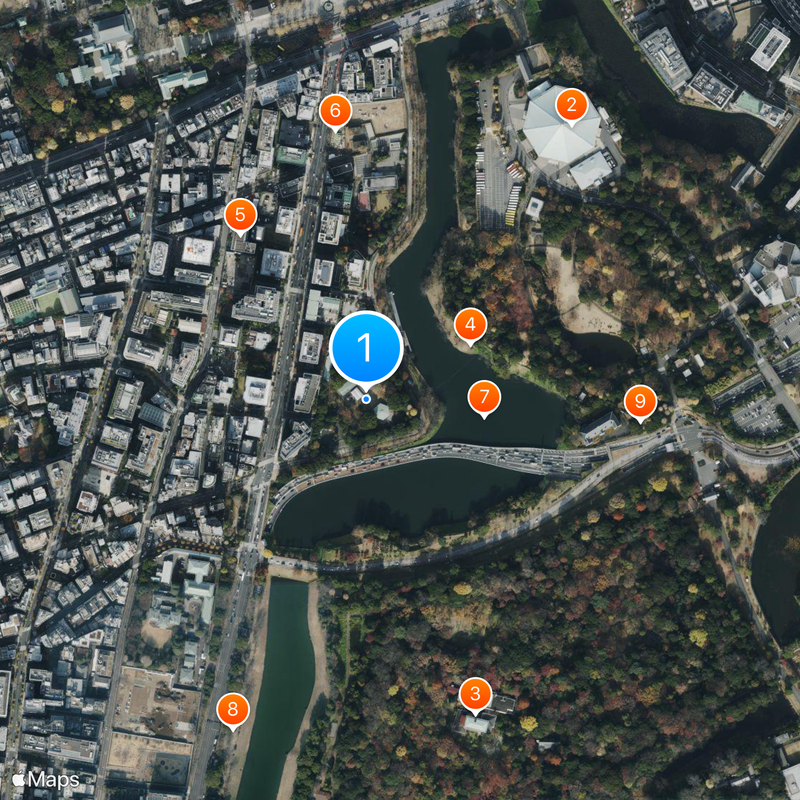 Chidorigafuchi National Cemetery Mappa