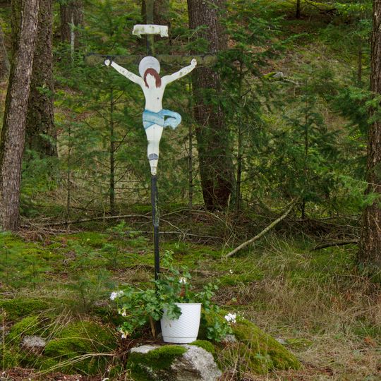 Kříž u Valchy za kapličkou