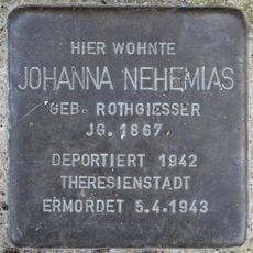 Stolperstein en memoria de Johanna Nehemias
