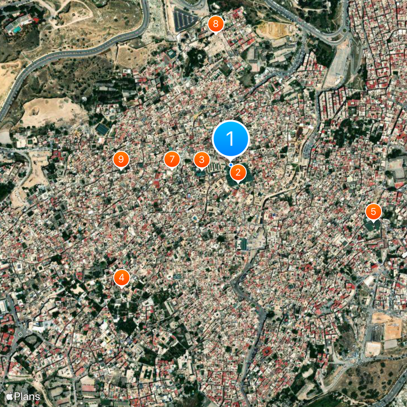 Mezquita de Quaraouyine Mapa