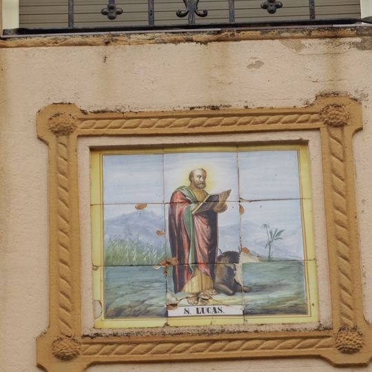 Retablo Cerámico de San Lucas