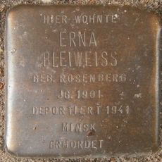 Stolperstein dedicated to Erna Bleiweiss