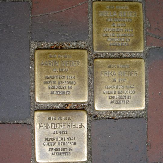 Stolperstein dedicated to Hannelore Rieder