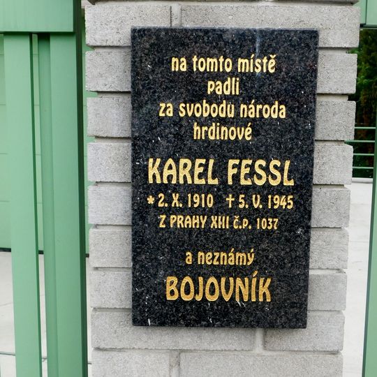 Plaque to Karel Fessl