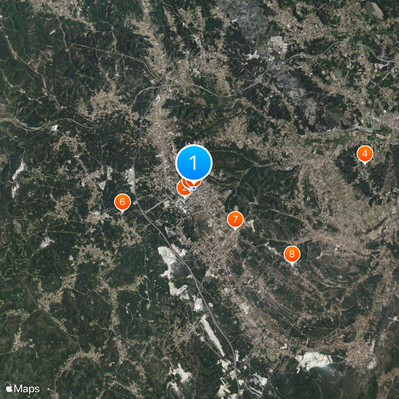 Santuário de Fátima Mapa