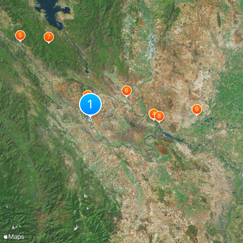 Mueang Sing historical park Mapa
